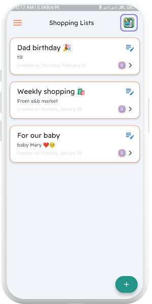 Shopping List Genius Screenshot 0