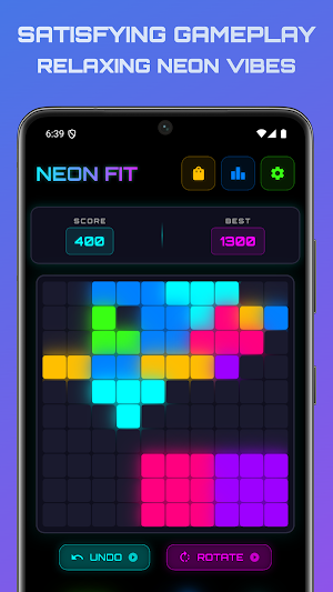 Neon Fit: Glow Block Puzzle Screenshot 0