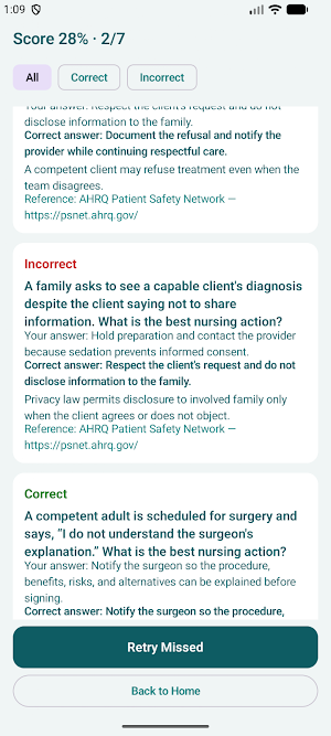 CareCue: RN & PN Exam Practice Screenshot 2