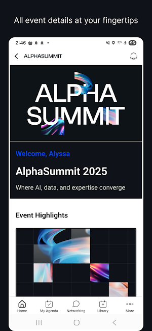 AlphaSummit by AlphaSense Screenshot 0