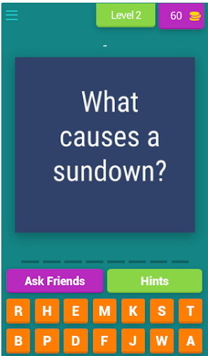 SUNDOWN QUIZ Screenshot 2
