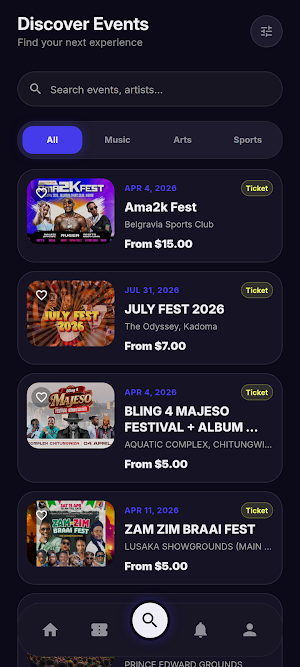 Ticketbay Events Screenshot 1