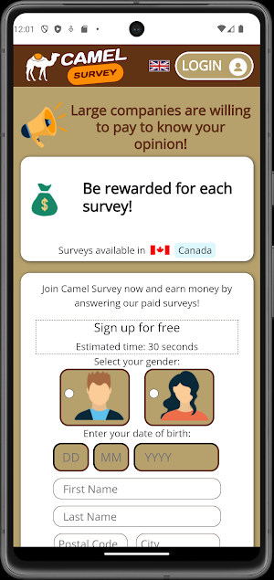 Camel Survey Screenshot 0