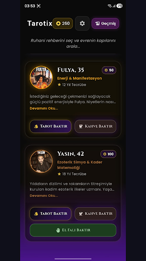 Tarotix: Gerçek Tarot Falı Screenshot 2