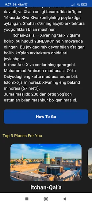 Khorezm travel guide Screenshot 2