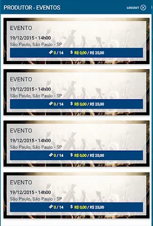 VIP Ingresso - Produtor Screenshot 2