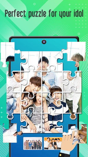 Challenge Got7 Slide Puzzle Screenshot 3