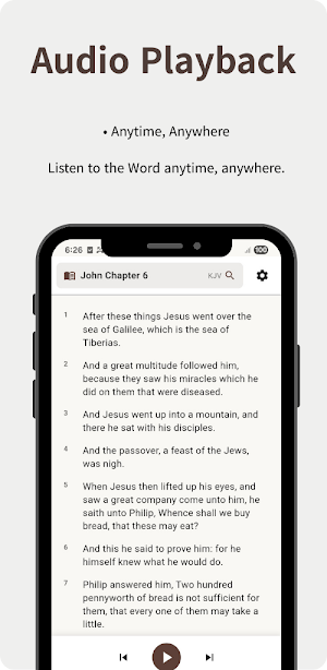 Bible Audio: Daily Word Listen Screenshot 0