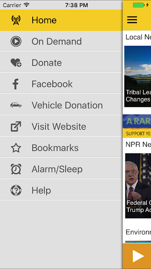 Yellowstone Public Radio App Screenshot 2