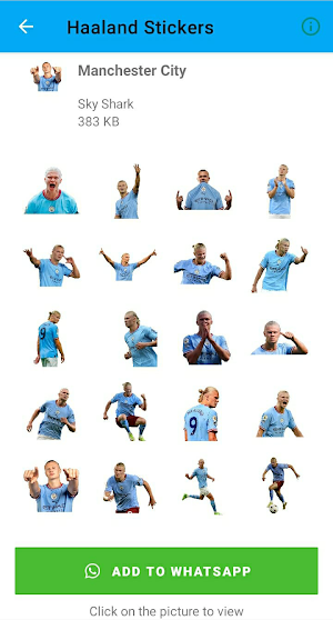 Haaland Stickers Screenshot 0