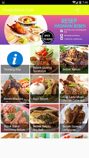 Resep Bebek Enak Screenshot 1