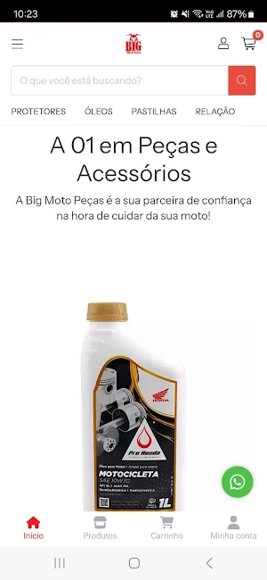 Big Moto Peças Screenshot 3