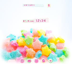 Sweets Wallpaper Star Candies Theme Screenshot 0