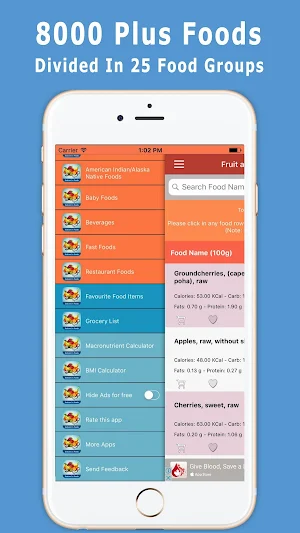 Sodium in Foods Screenshot 0
