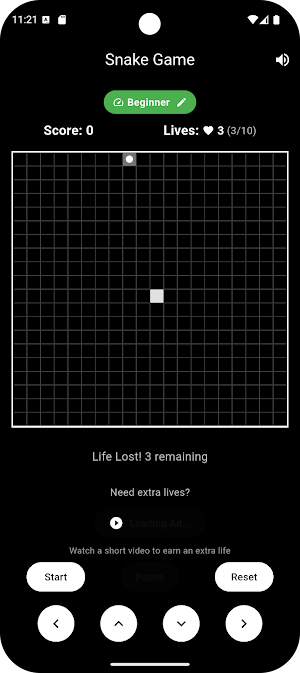 Snake Game Screenshot 0