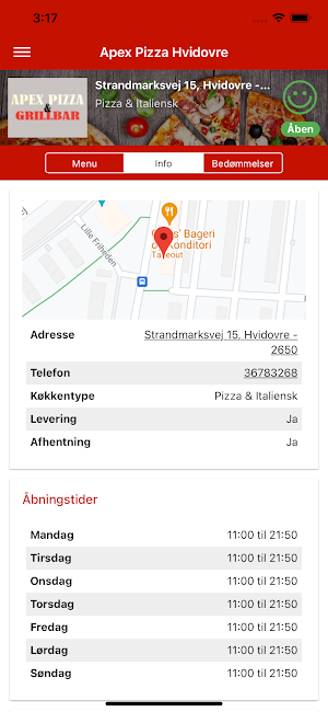 Apex Pizza Hvidovre Screenshot 1