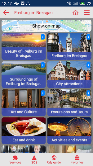 Freiburg im Breisgau cityguide Screenshot 1