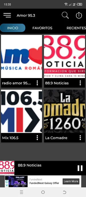 Amor 95.3 fm  Musica Romantica Screenshot 2