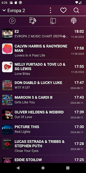 MyOnlineRadio - Česká rádia Screenshot 3