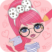 Girls Fashion Coloring Book