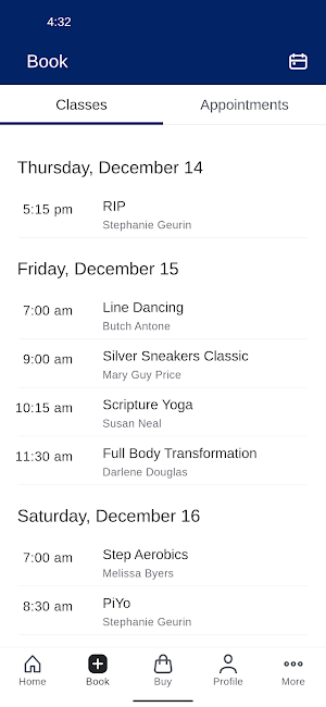 In Line Fitness Screenshot 1