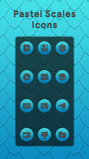 Scales Gray On Blue Icons Screenshot 2