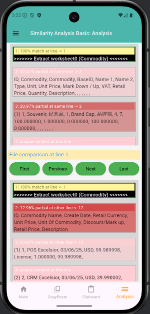 Similar Basic: Compare & Clips Screenshot 0