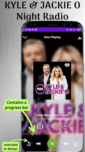 Kyle and Jackie O Night Radio Screenshot 1