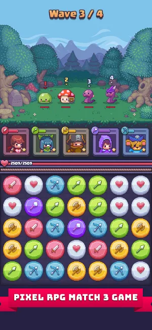 Puzzle Heroes: RPG Match Quest Screenshot 0