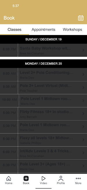 Tucson Pole Fitness Screenshot 1