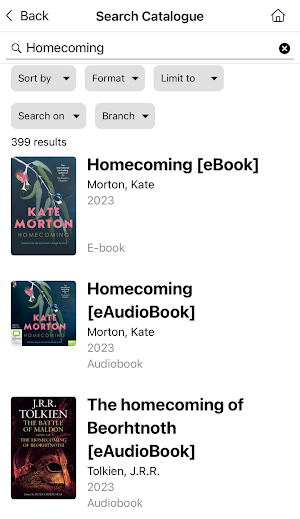 Bayside Library Service Screenshot 2