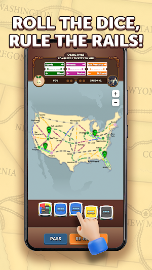 Ticket to Dice - Trains Tracks Screenshot 0