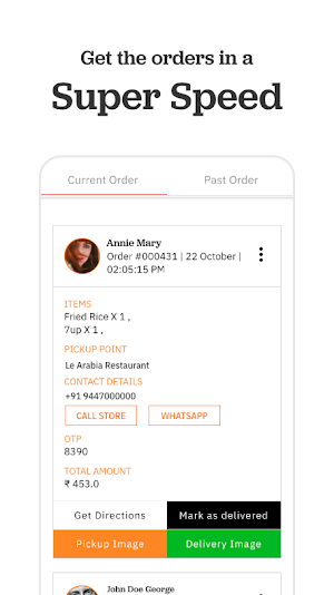 UVFOODIE Delivery Partner Screenshot 3