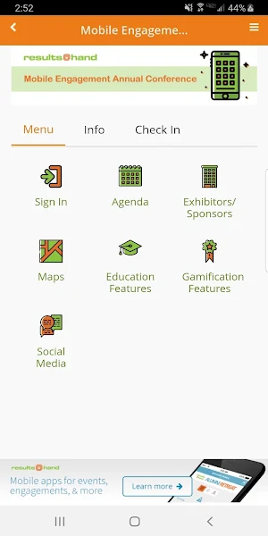 R@H ConferenceBeat Event App Screenshot 2