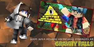 Map Gravity Falls: Blocks City Screenshot 2