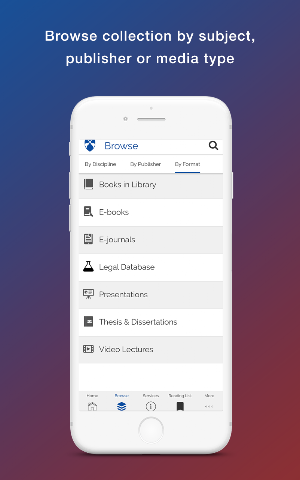 Bennett University eLibrary Screenshot 2
