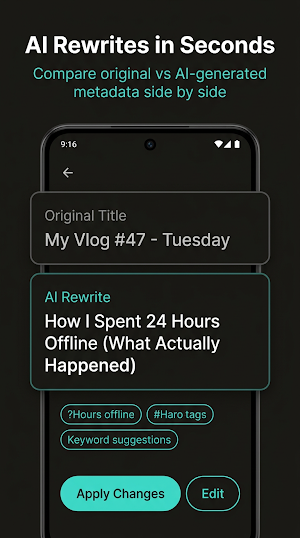 Meta Spark: YouTube SEO AI Screenshot 1
