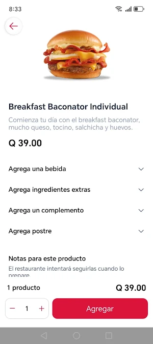 Wendy's Guatemala Screenshot 2
