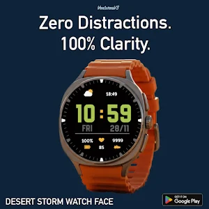 Desert Storm Watch Face Screenshot 0