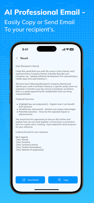 Email Generator: Email Writer Screenshot 2