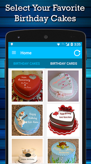 Name Birthday Cakes Screenshot 1