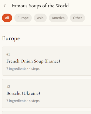 The Soup Encyclopedia Screenshot 2