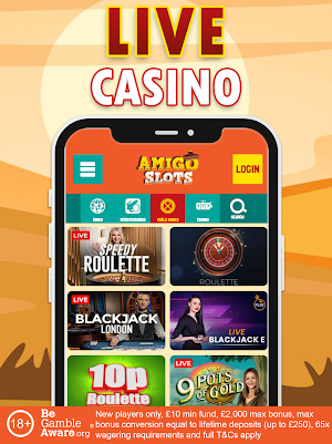 Real Money Slots - Amigo Screenshot 2