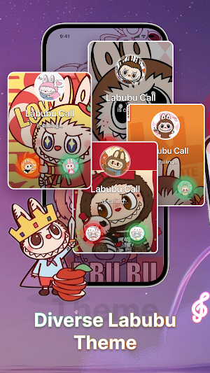 Labubu Color Call Theme Screenshot 2