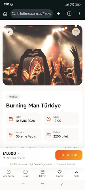 Biletime Screenshot 1