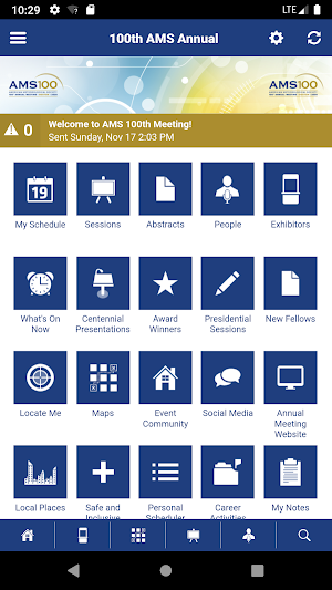 AMS Annual Meetings Screenshot 1