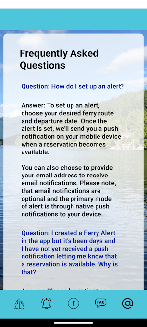 Ferry Alert Screenshot 3