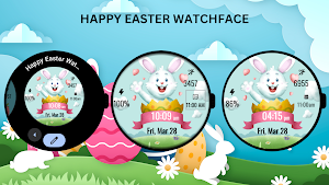 Happy Easter Watch Face 3 Screenshot 2