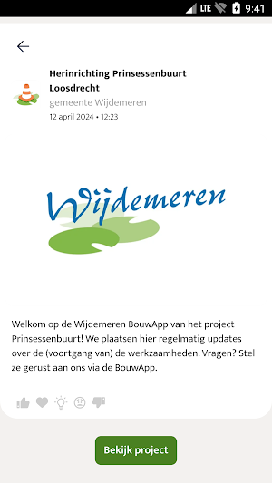 Wijdemeren BouwApp Screenshot 2