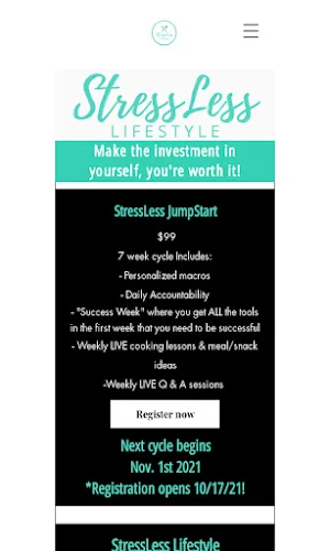 StressLess Lifestyle Screenshot 0